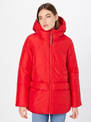 TOMMY HILFIGER Winter jacket in Red: front