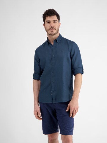 LERROS Regular fit Overhemd in Blauw: voorkant