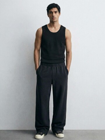 Loosefit Pantalon de sport 'Men's Merino Wool Pants | Non-Toxic Relaxed Jogger' ZUBEK en noir