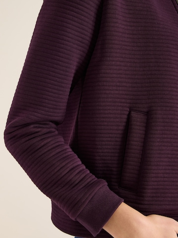 CECIL - Sudadera con cremallera en lila