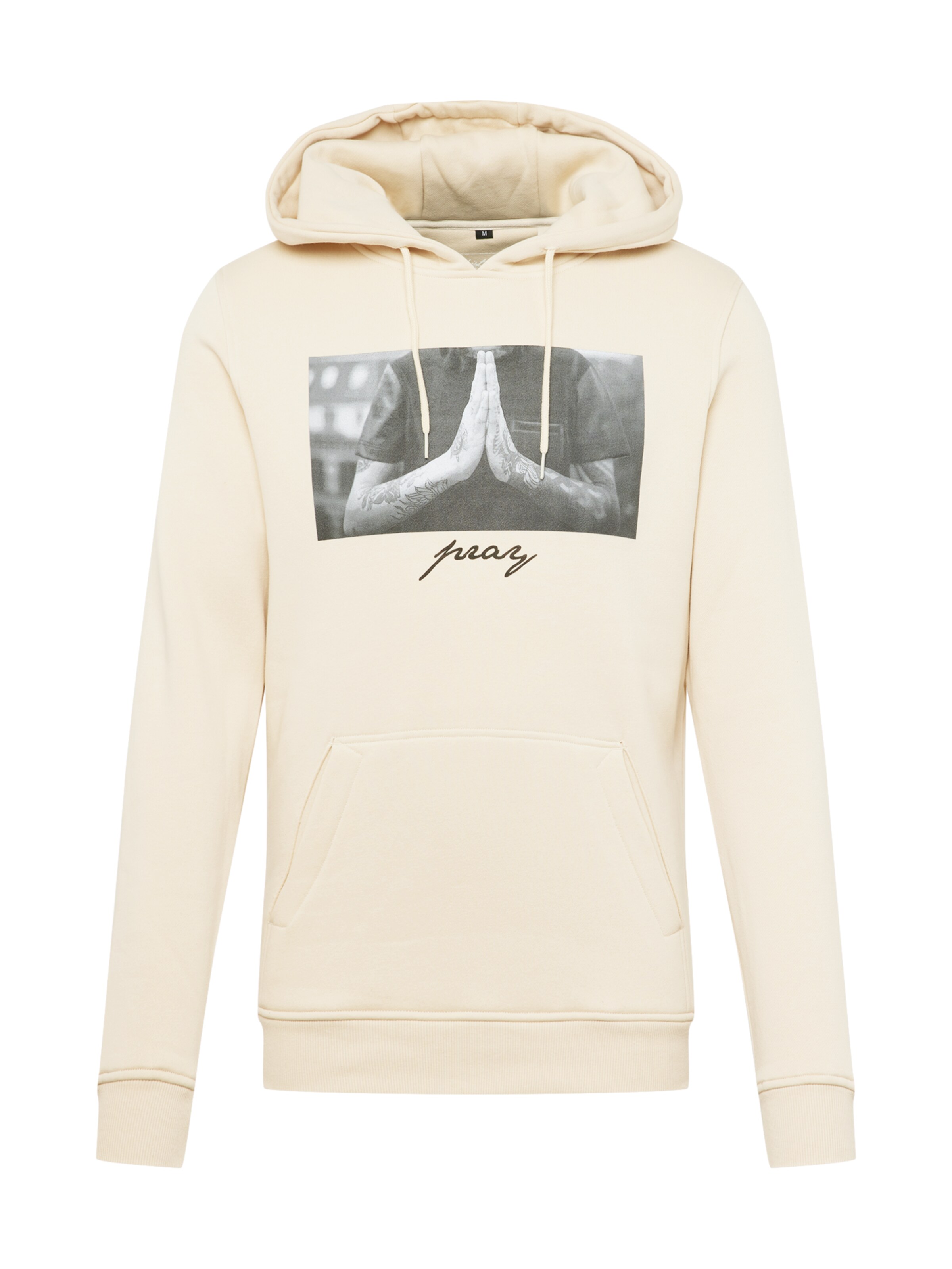 Mister Tee Sweatshirt 'Pray' in Beige: front