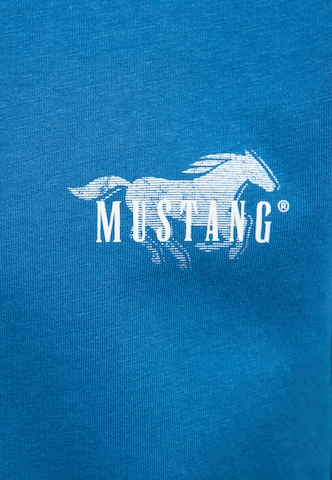 MUSTANG T-Shirt 'Austin' in Blau