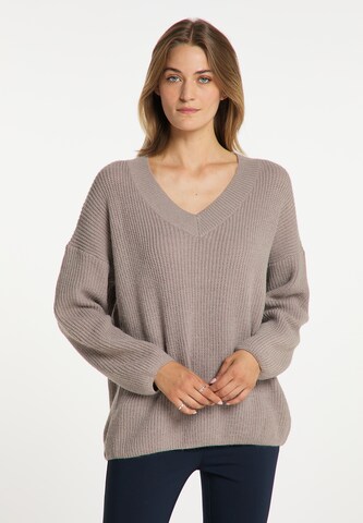 usha WHITE LABEL Sweater in Beige: front