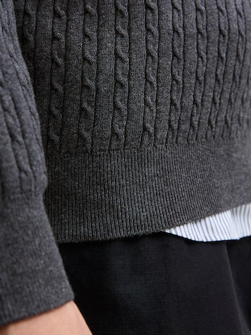 JACK & JONES Pulóver 'JJEEMIL' - szürke