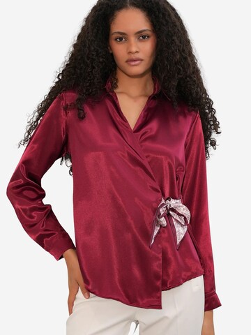 Bigdart Bluse in Rot: Vorderseite