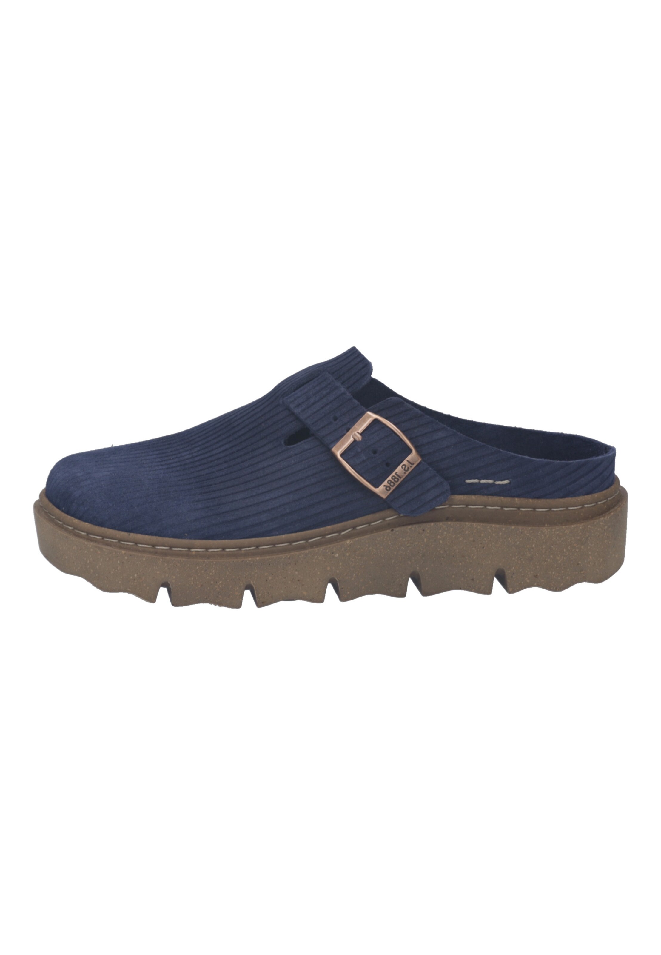 JOSEF SEIBEL Hausschuh 'Carmaux 05' in Blau: Vorderseite