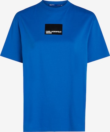 KARL LAGERFELD JEANS Koszulka w kolorze niebieski: przód