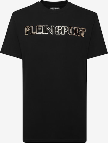 Plein Sport Shirt 'Tiger' in Zwart: voorkant