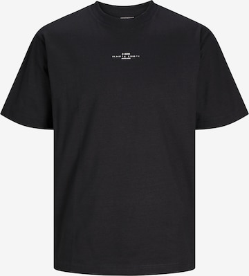 JACK & JONES Тениска 'Solarrize' в черно: отпред