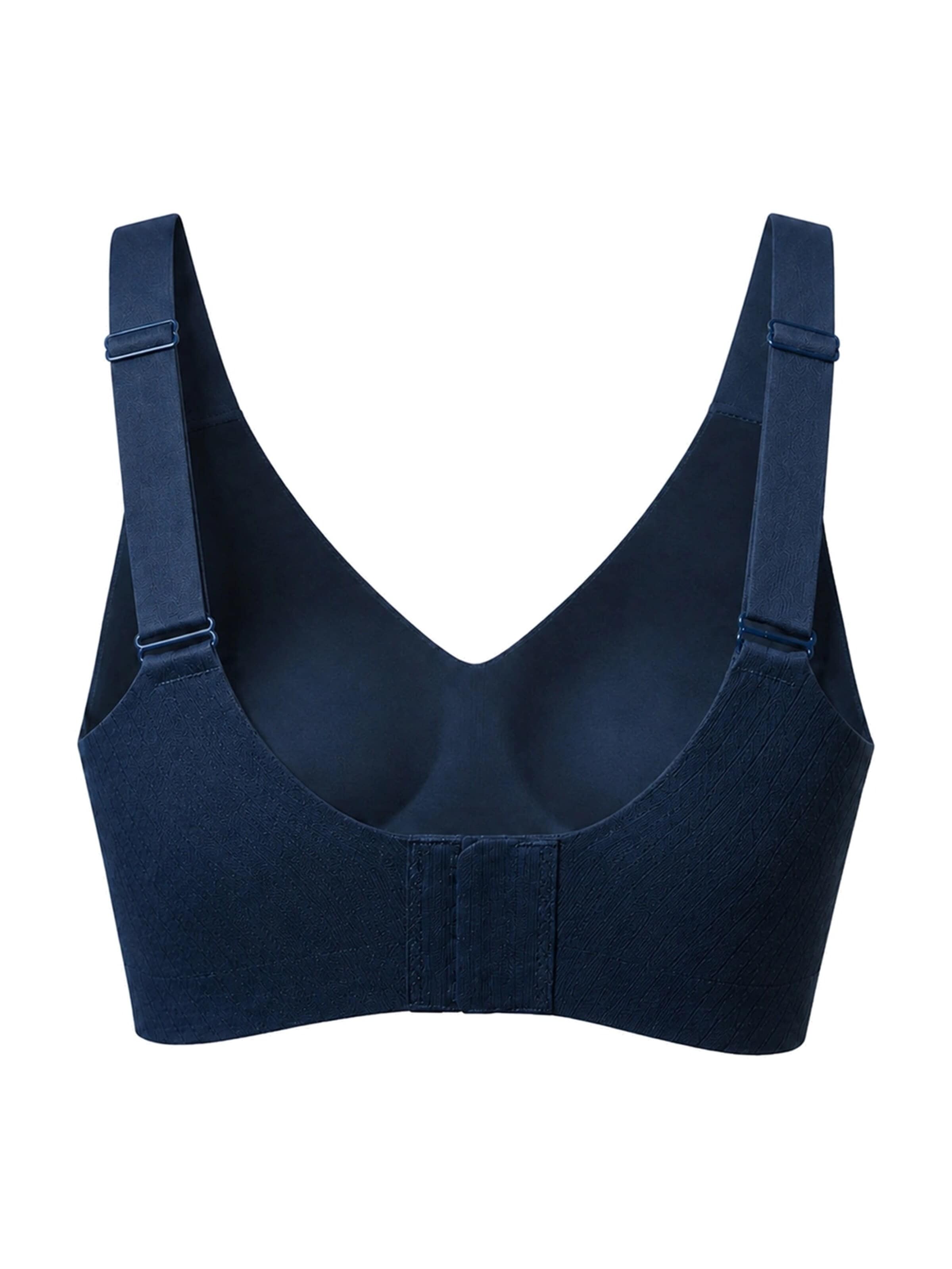 cfab Push-up BH 'Jaquard Seamless Compact Push-Up BH' in Blauw