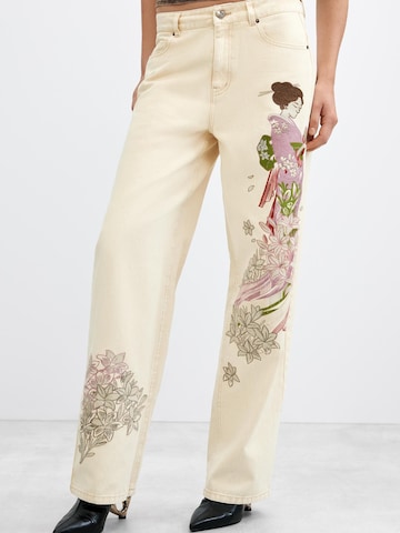 Desigual Loosefit Jeans in Wit