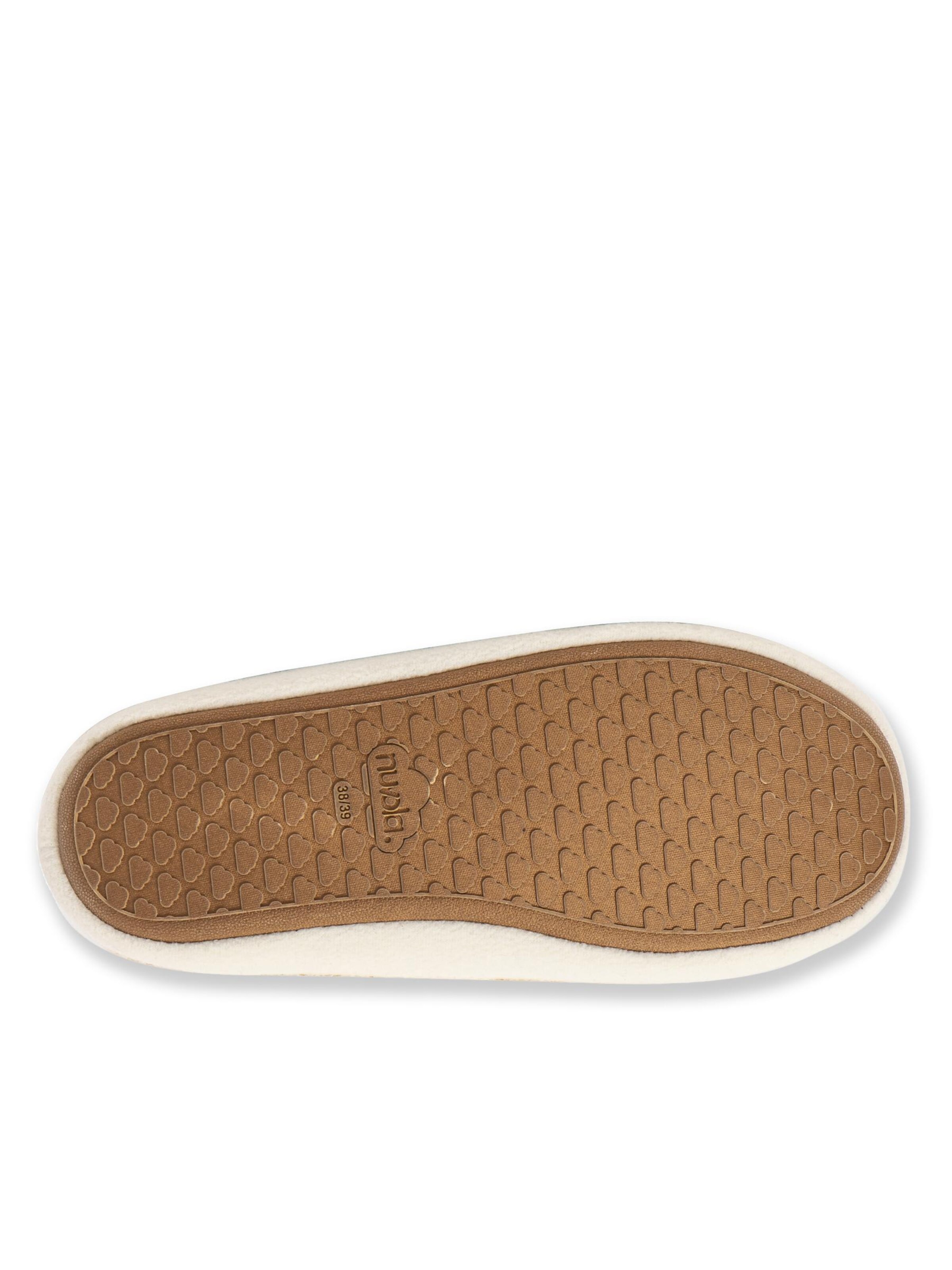 Nuvola. Huisschoenen 'Boot Home Sheep' in Beige