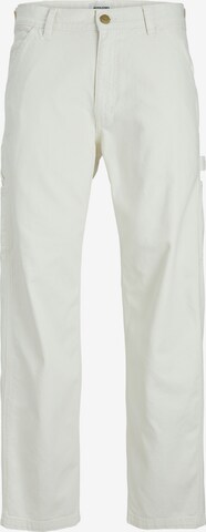 Pantalon 'Teddie' JACK & JONES en beige : devant