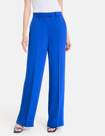 TAIFUN Wide Leg Bügelfaltenhose in Blau: Vorderseite