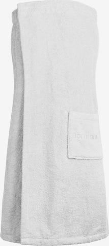 normani Short Bathrobe 'Mardin' in White: front