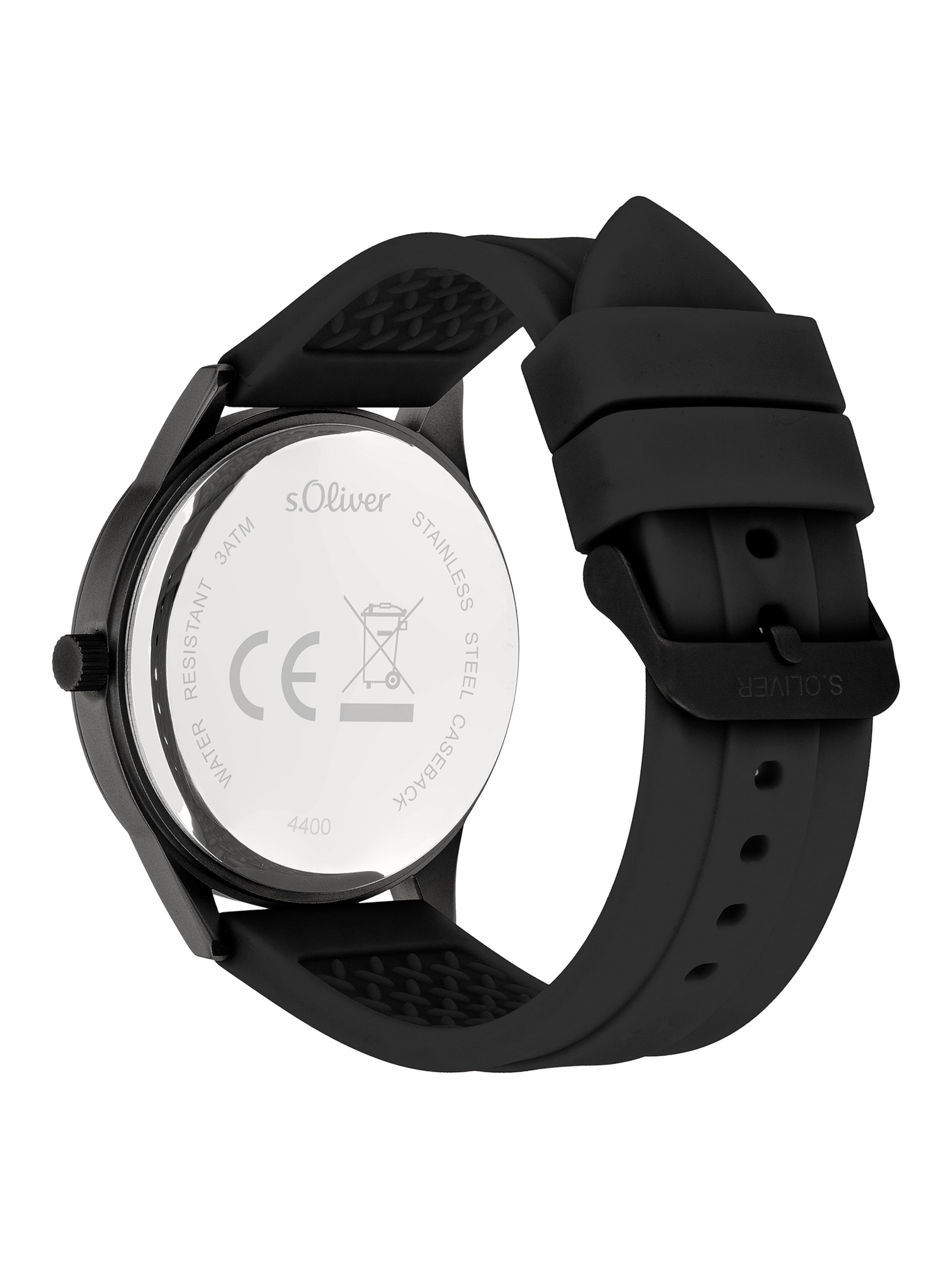 s.Oliver Analog Watch in Black