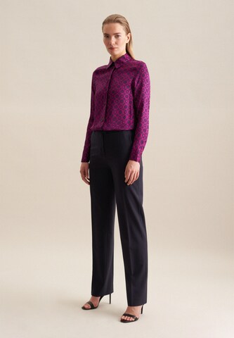 SEIDENSTICKER Blouse ' Schwarze Rose ' in Lila