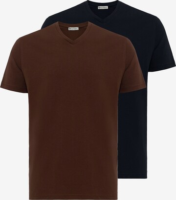 T-Shirt Dandalo en marron : devant