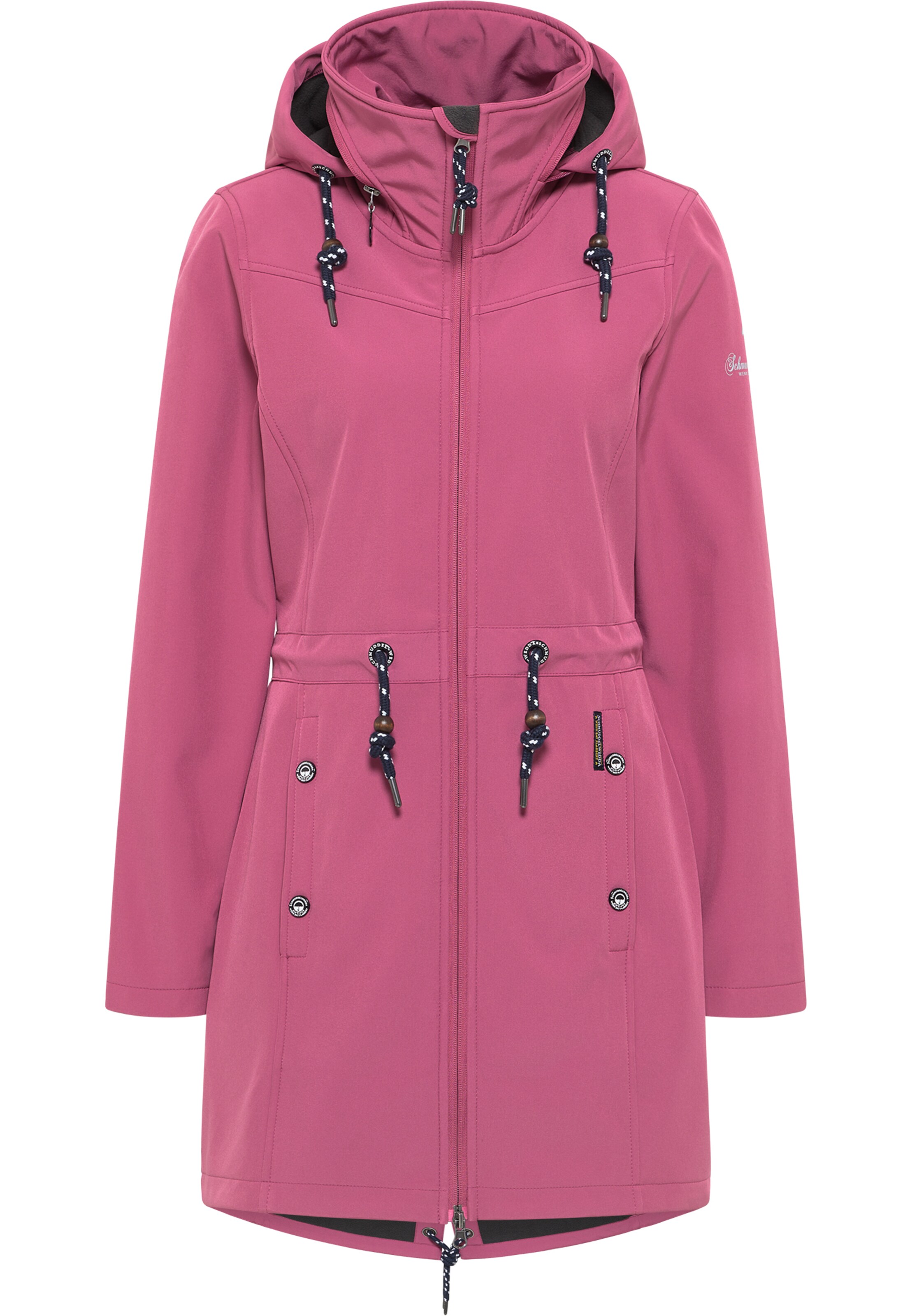 Schmuddelwedda Λειτουργικό παλτό σε ροζ: μπροστά