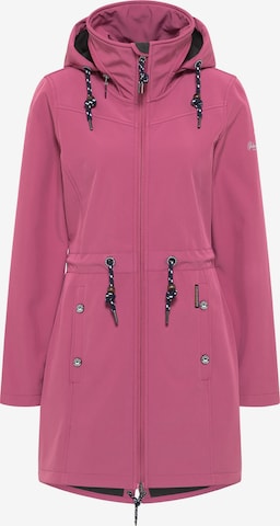 Schmuddelwedda Płaszcz funkcyjny w kolorze różowy: przód