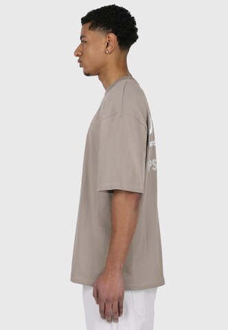 T-Shirt 'Yeterday' Dropsize en gris