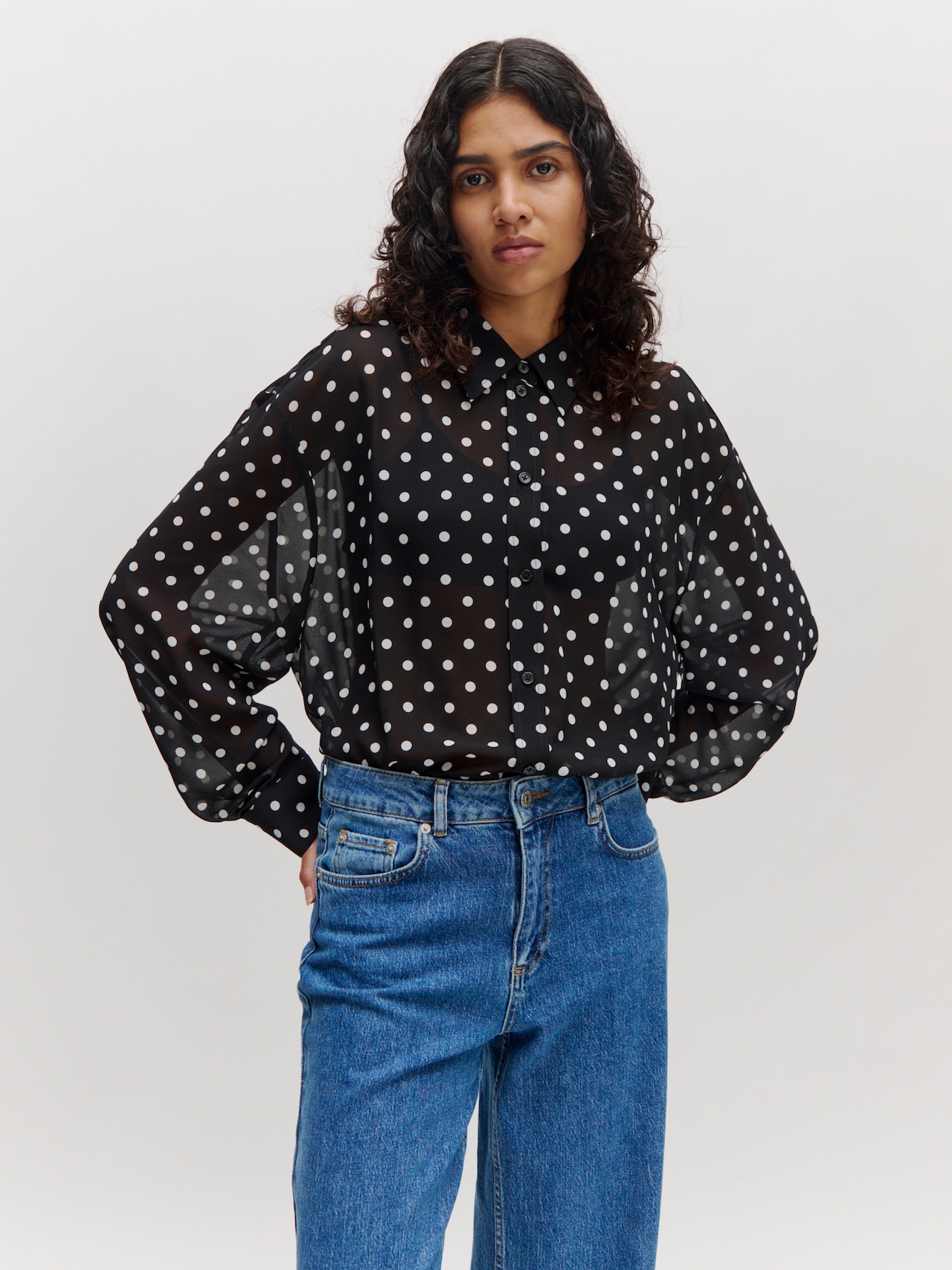 EDITED Produkte Bluse 'Ella' schwarz