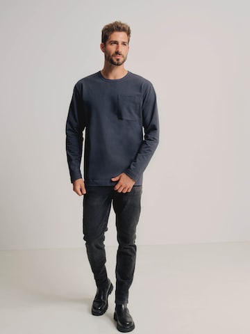 ABOUT YOU x Kevin Trapp Shirt 'Gabriel' (GOTS) in Blau