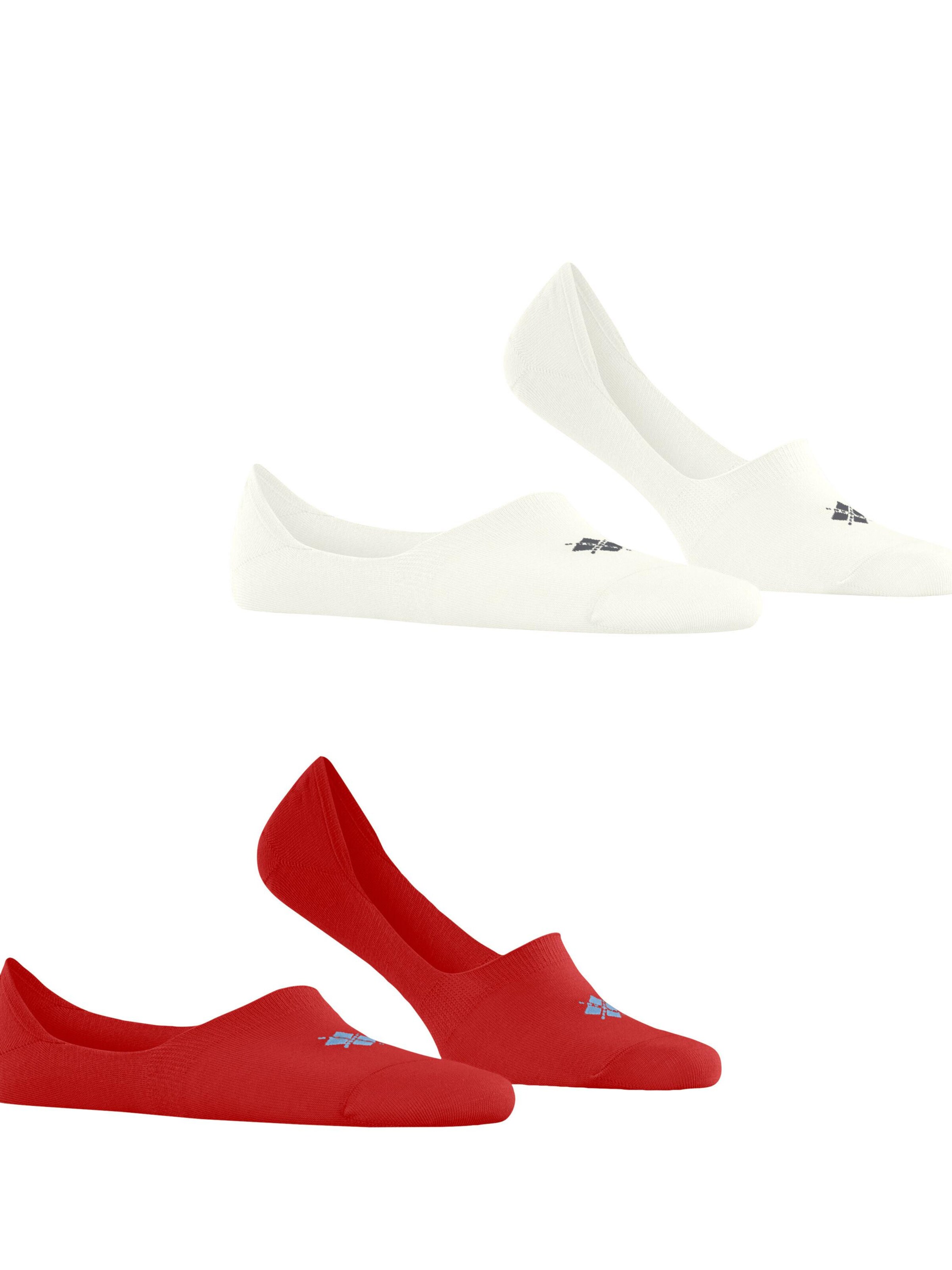 BURLINGTON Ankle Socks 'Everyday 2-Pack' in Red
