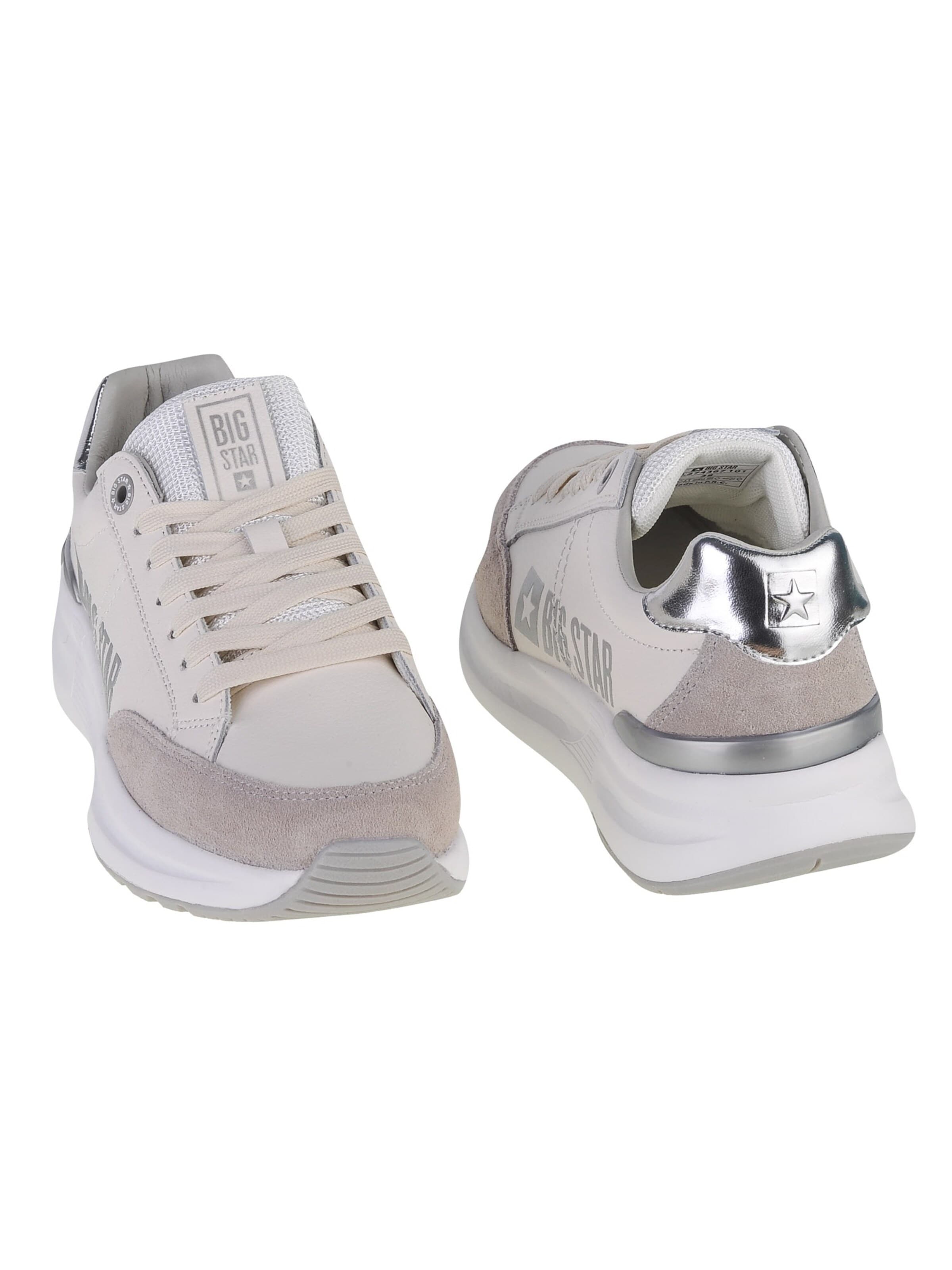 Baskets basses 'Big Star Shoes' BIG STAR en blanc