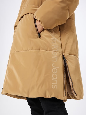 Calvin Klein Jeans Winter coat in Brown