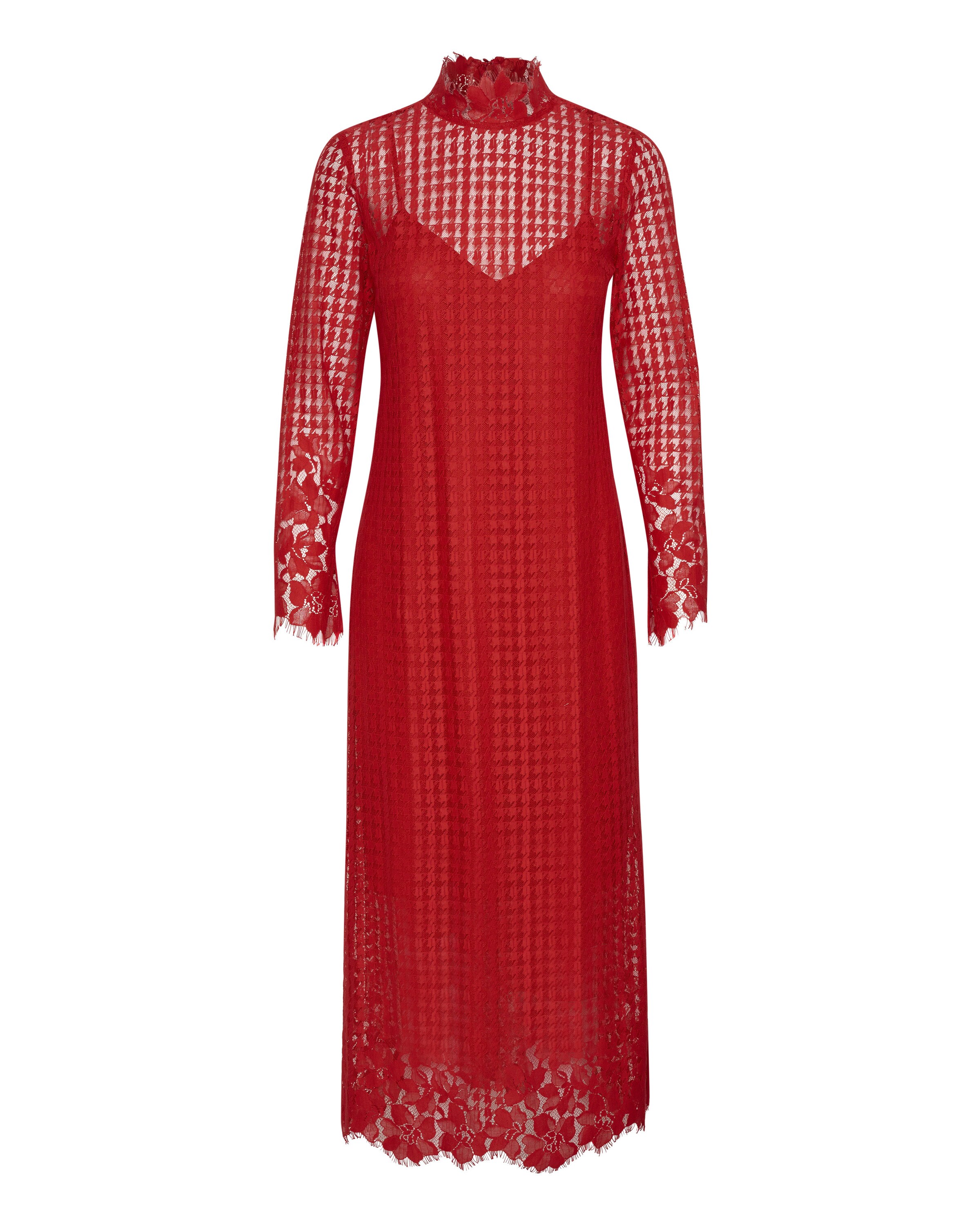 Part Two Jurk 'Maryanne' in Rood: voorkant