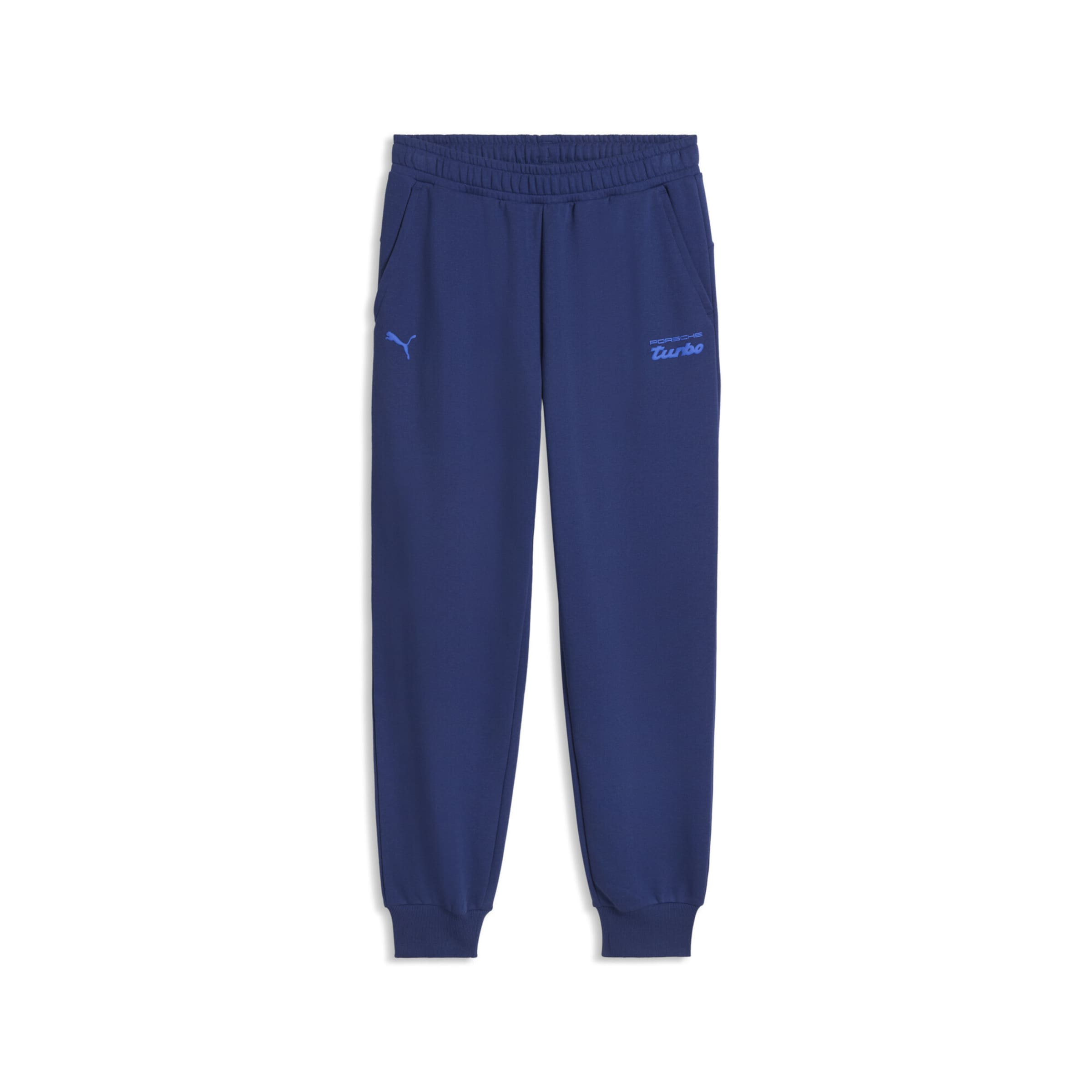 PUMA Tapered Sporthose 'Porsche Legacy Essentials' in Blau: Vorderseite