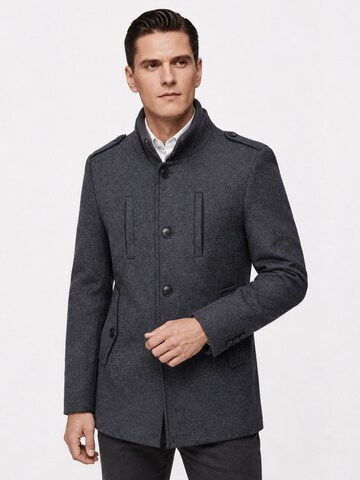 ALLTHEMEN Winter Coat 'Winterruhe' in Grey