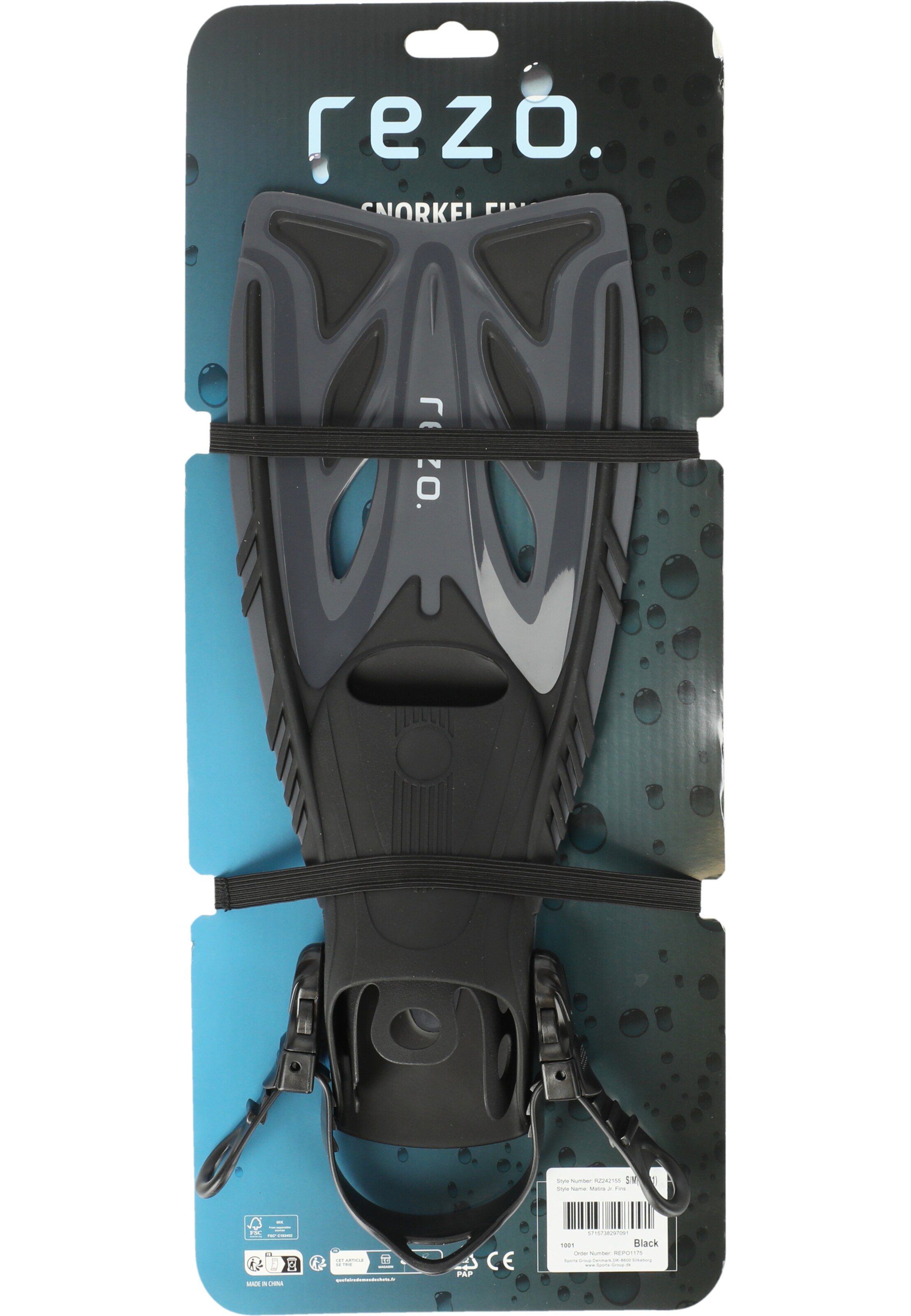 Rezo Flossen in Schwarz