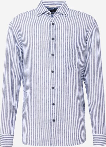 OLYMP Regular fit Риза в синьо: отпред