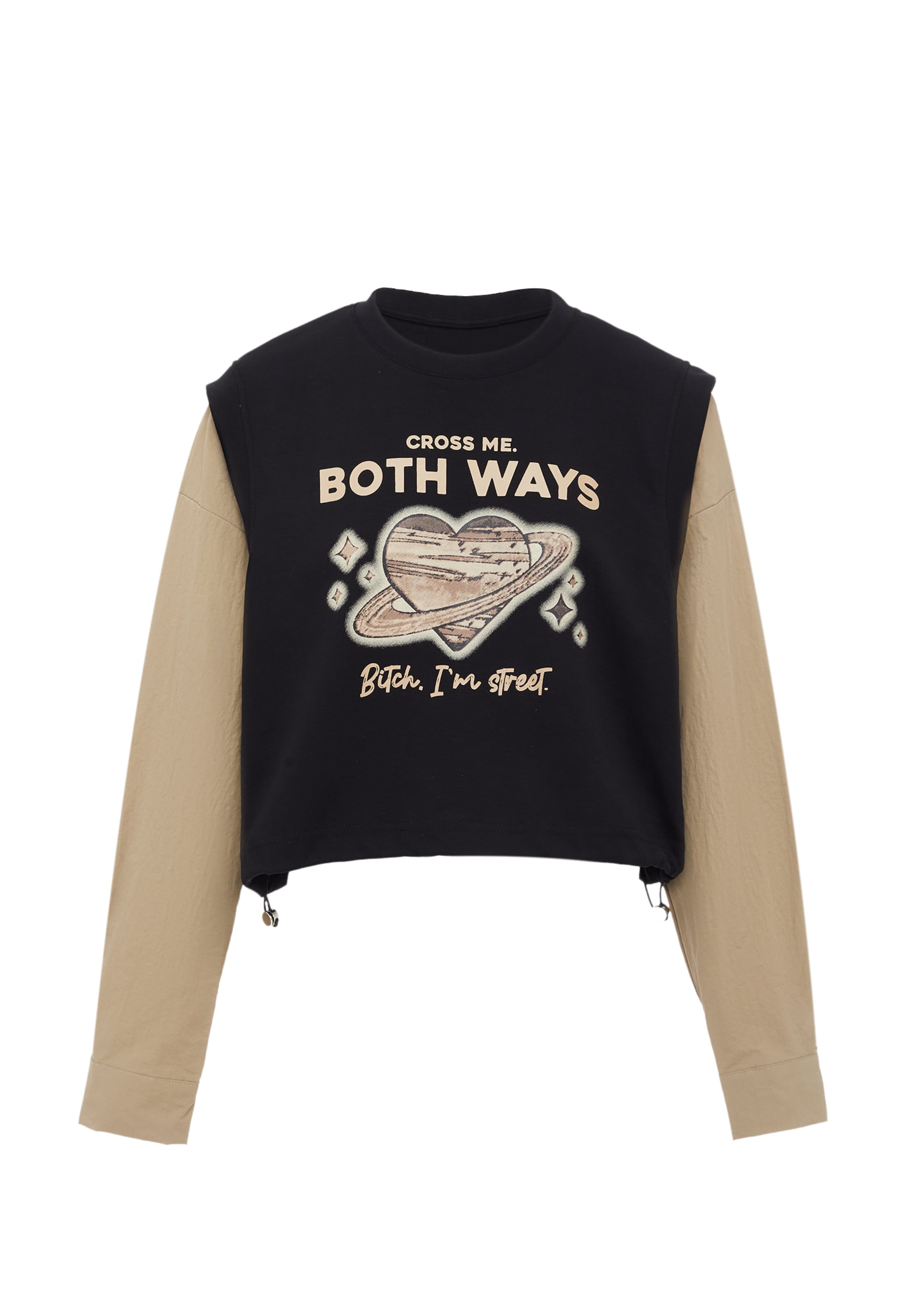 HOMEBASE Свитшот в Черный: спереди