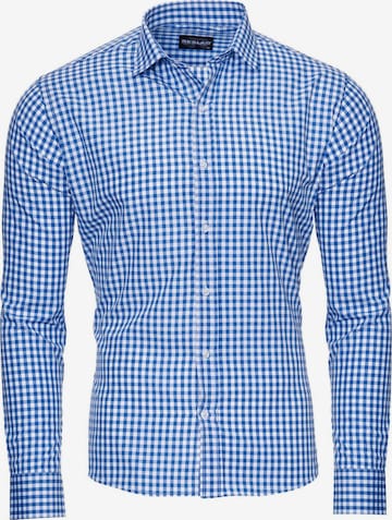 Reslad Slim fit Button Up Shirt 'RS7007' in Blue: front
