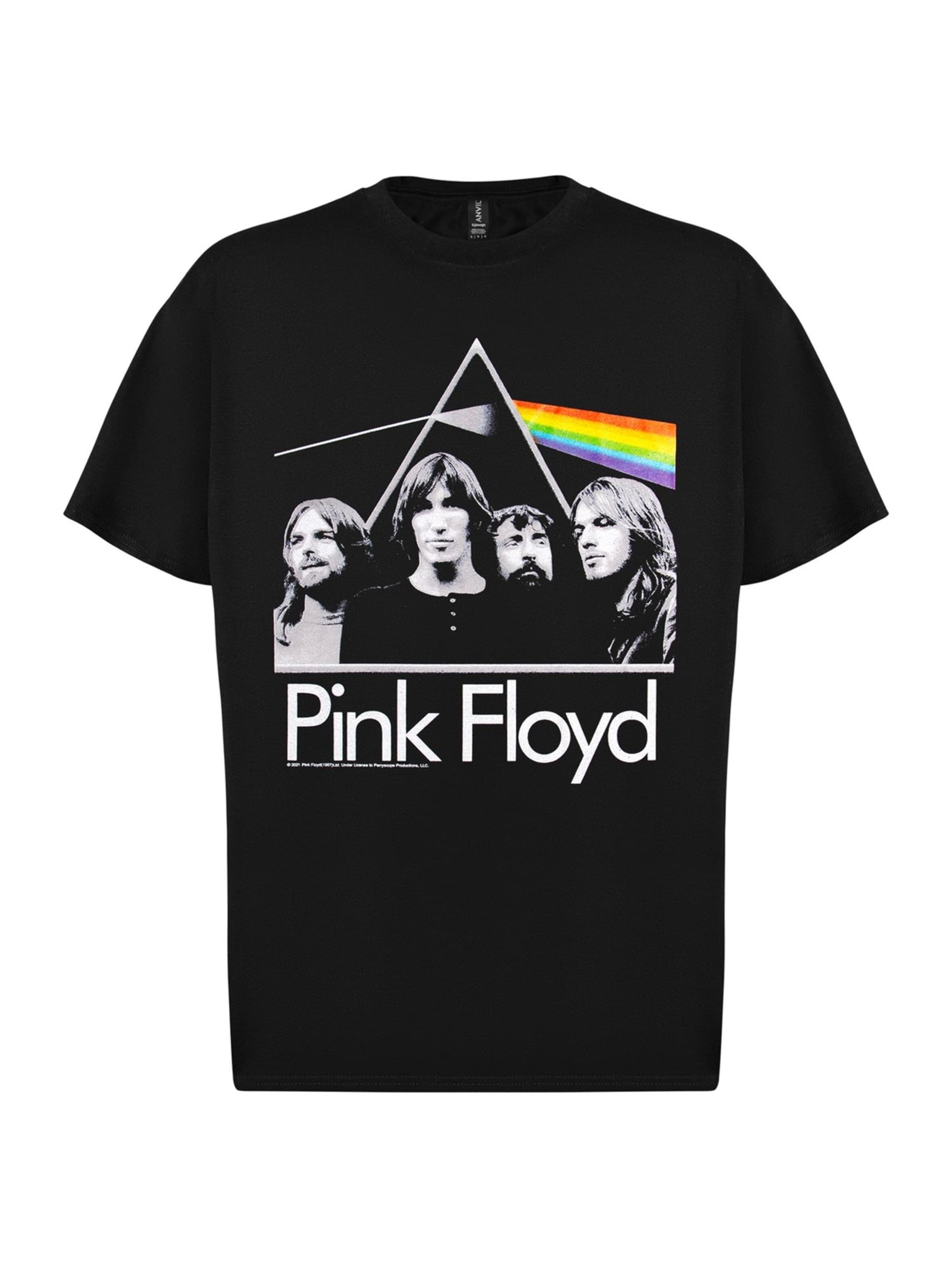 Pink Floyd Shirt 'Pink Floyd - Dark side of the moon band T-Shirt' in Black: front