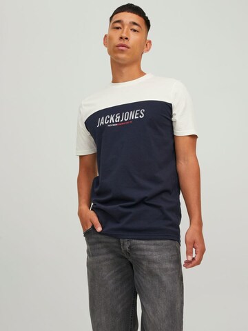 T-Shirt 'Dan' JACK & JONES en bleu : devant