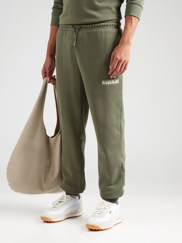 NAPAPIJRI Tapered Pants 'M-GORI' in Green: front