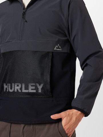 Hurley Trainingsjacken in Grau