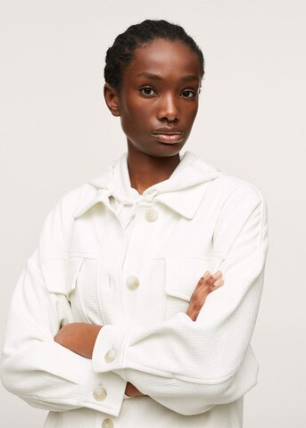 MANGO Between-Season Jacket in White