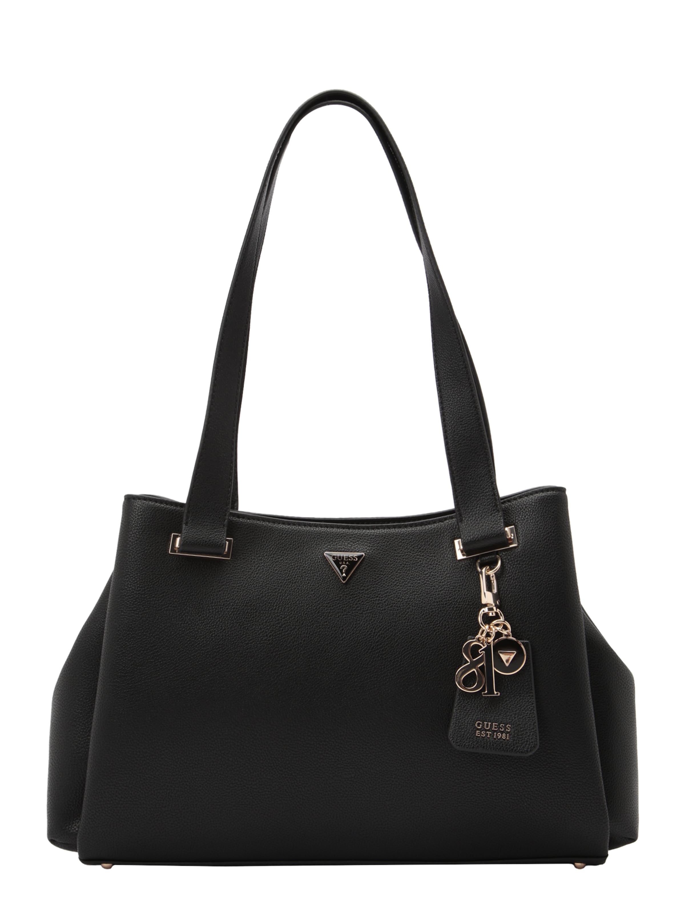 GUESS Μεγάλη τσάντα 'EVIE GIRLFRIEND' σε μαύρο: μπροστά