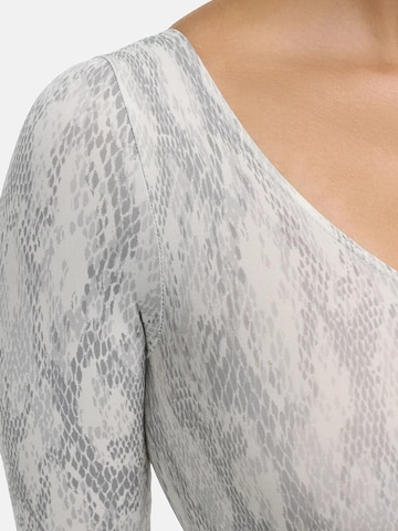 Body modelant 'Bodysuit Sculpting Shapewear Longsleeve mit String' cfab (formerly creamy fabrics) en blanc