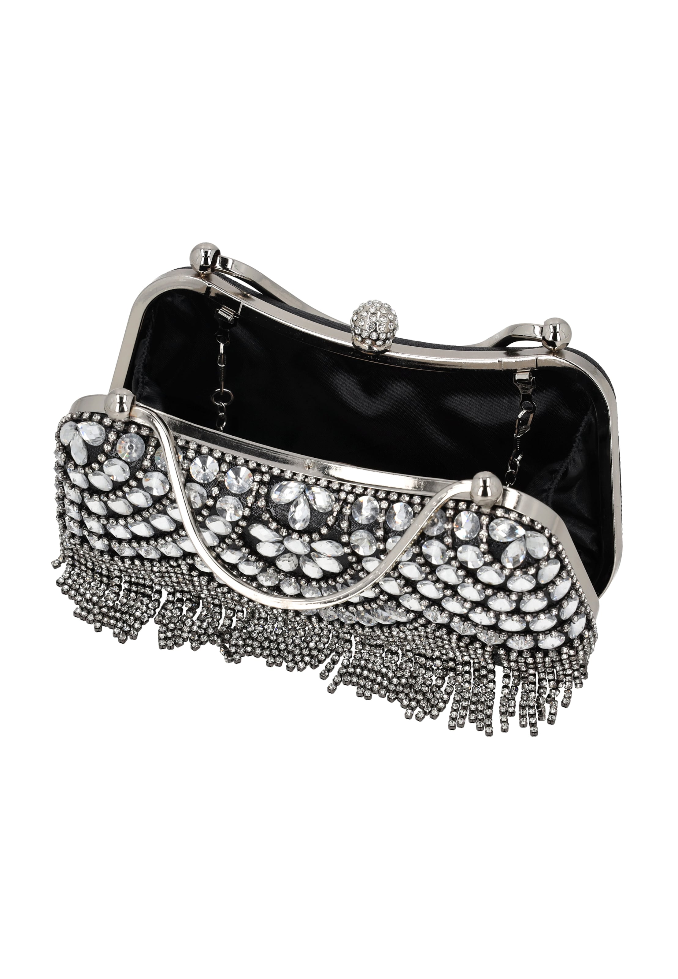 faina - Bolso de noche en negro