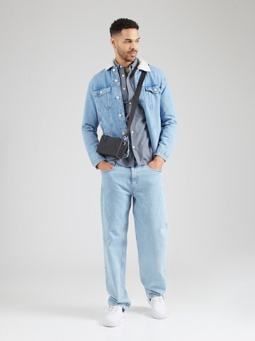 Only & Sons Средняя посадка Рубашка 'ONSALVARO' в Синий
