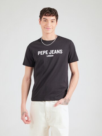 Pepe Jeans T-Shirt 'DONNY' in Schwarz: Vorderseite