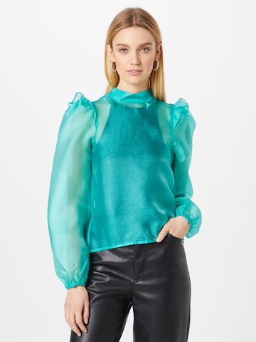 Monki Blouse in Groen: voorkant