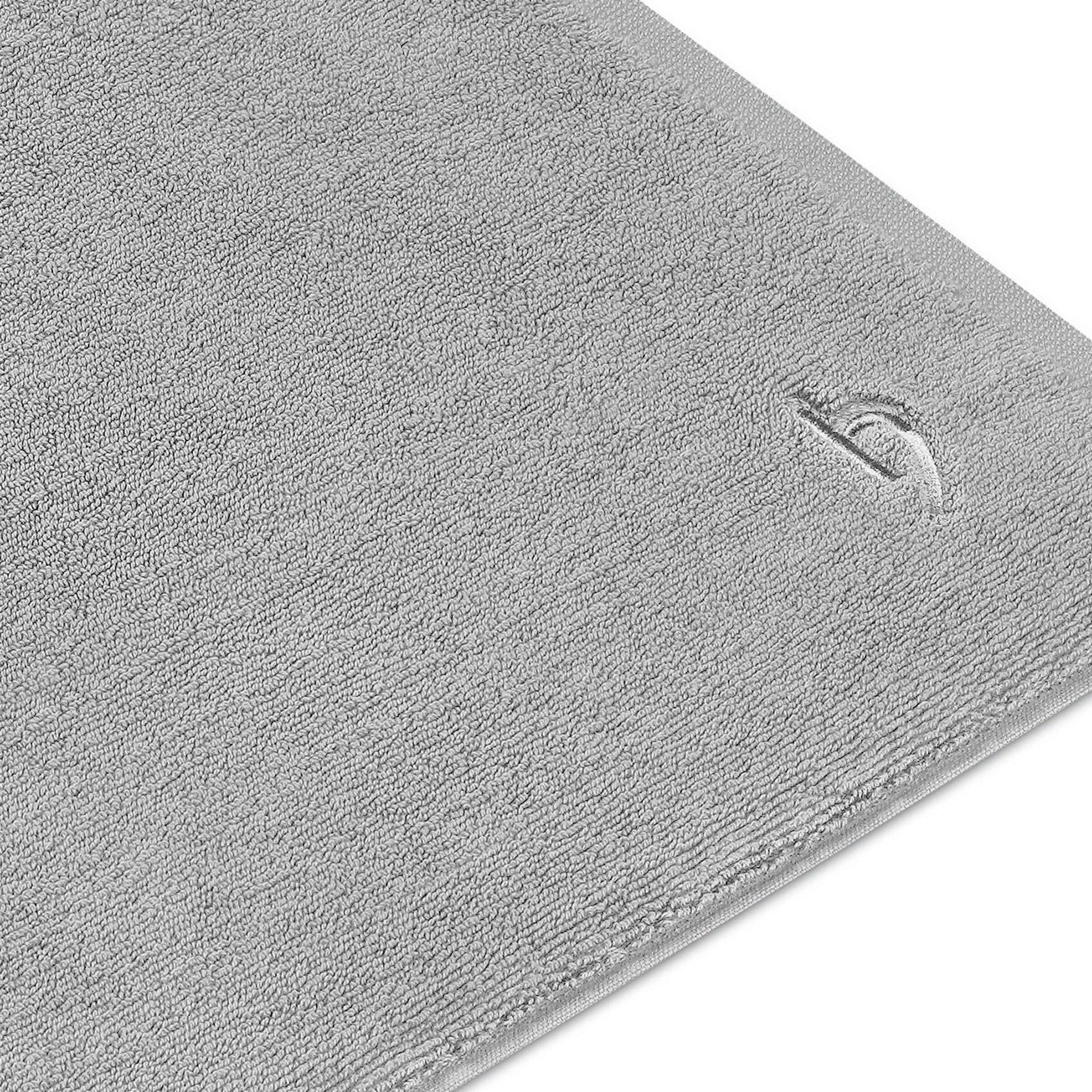 Tapis de bain 'Pura' Herzbach home en argent