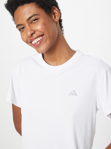 T-shirt fonctionnel 'Run It' ADIDAS PERFORMANCE en blanc